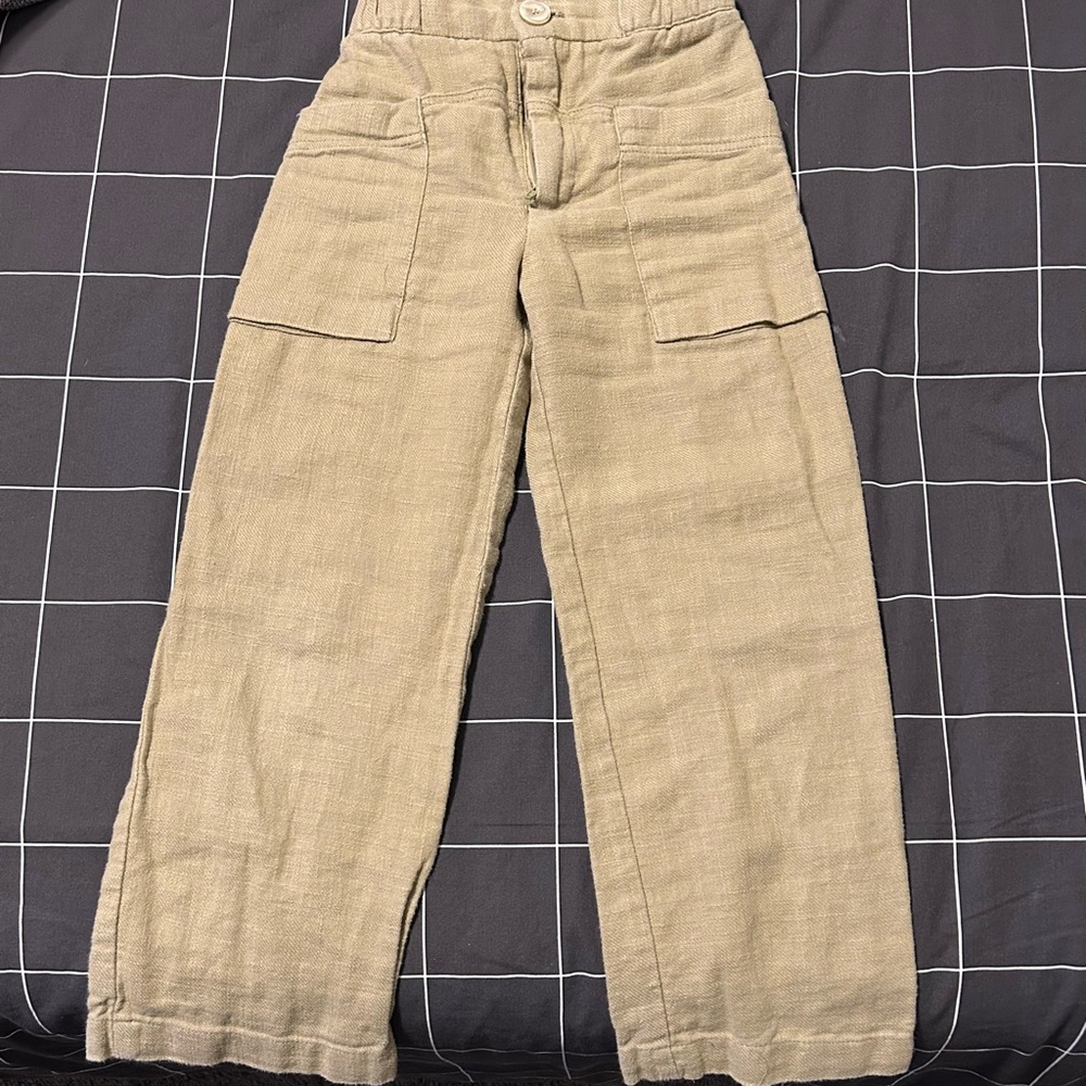 Zara Kids Casual Green(ish) Color Bottoms